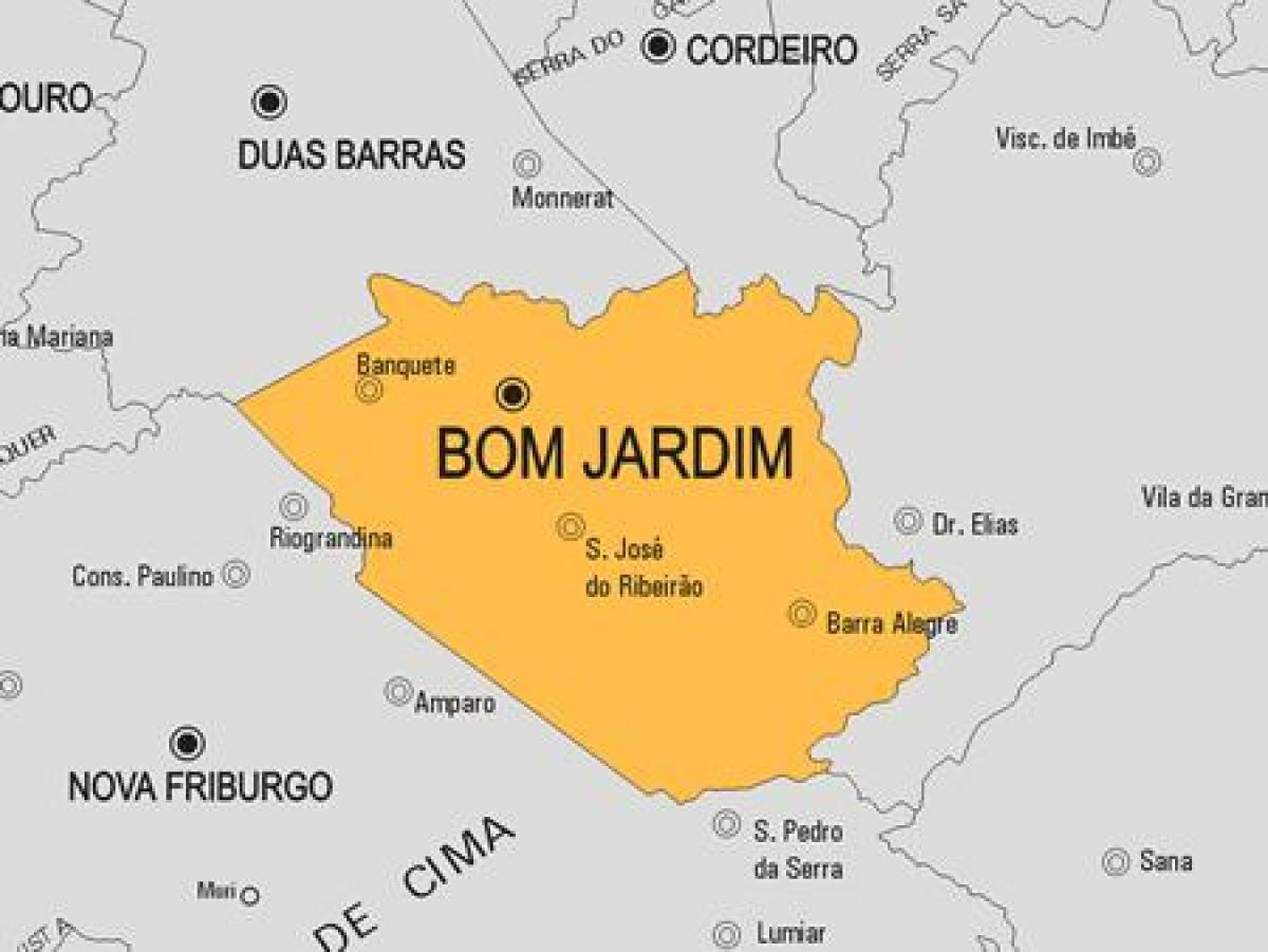 地图Bom Jardim市