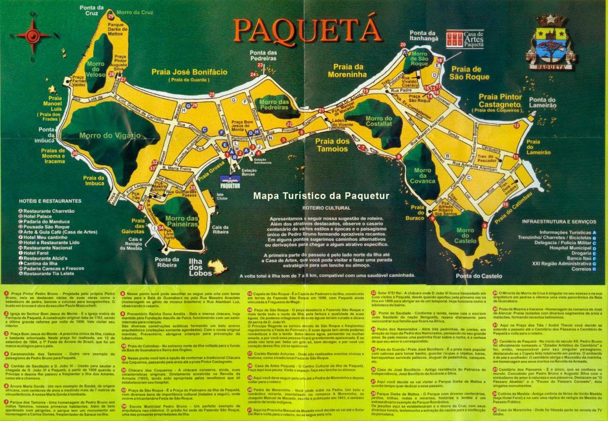 地图Paquetá