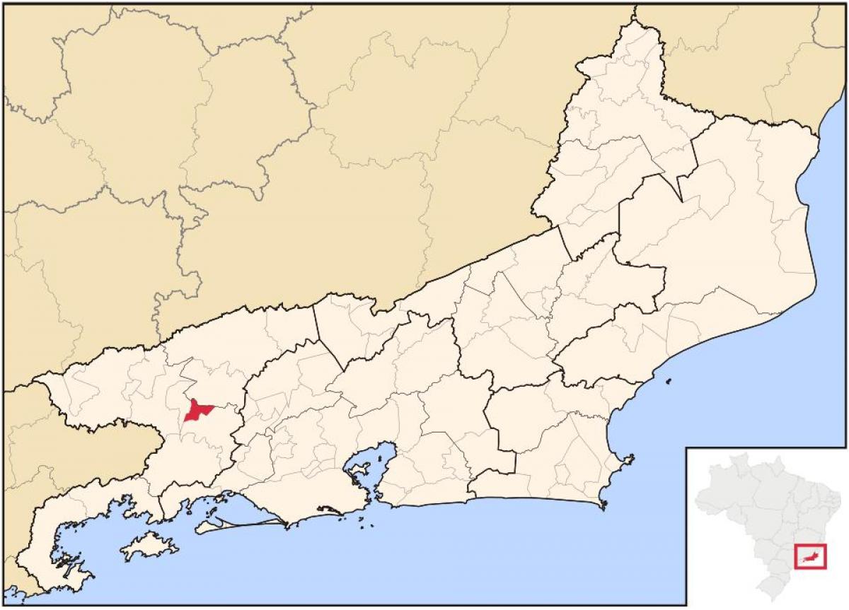 地图Pinheiral