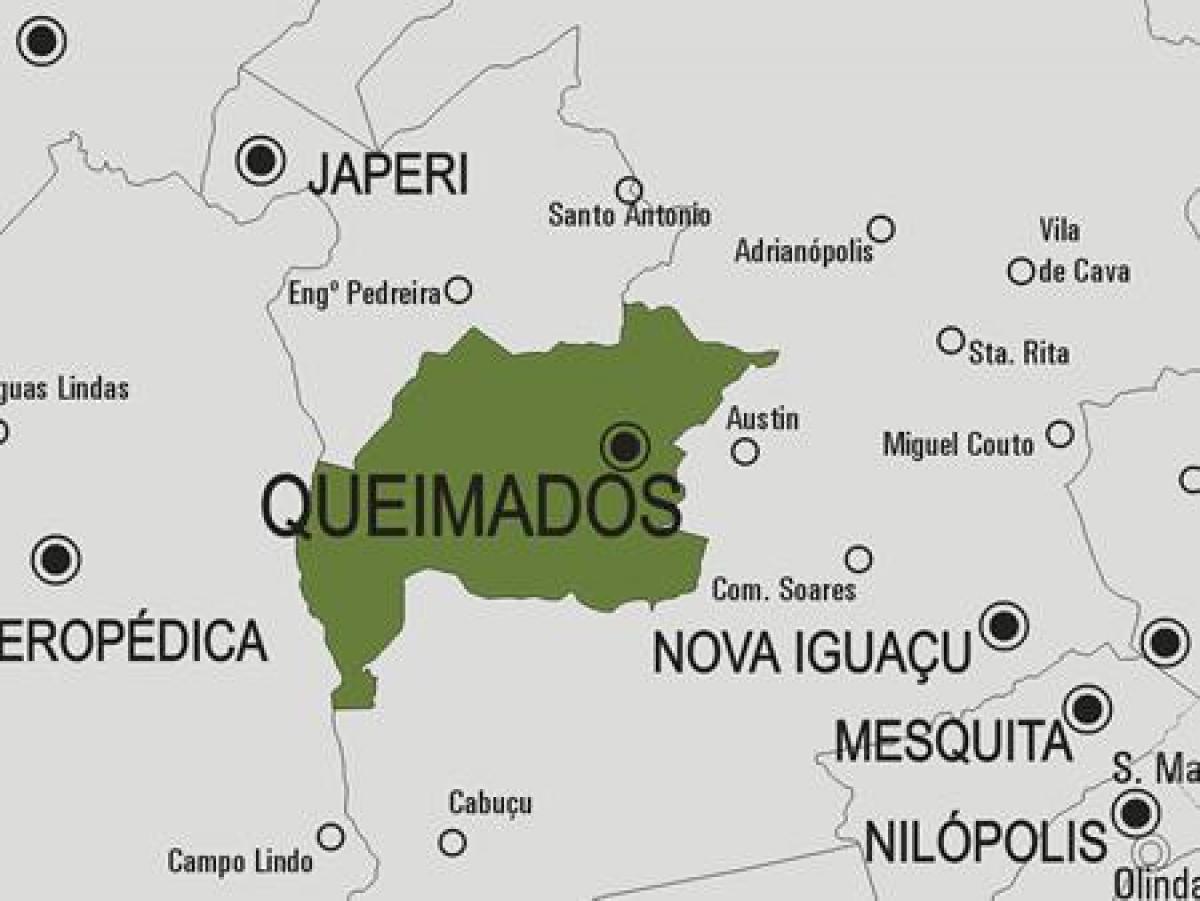 地图Queimados市