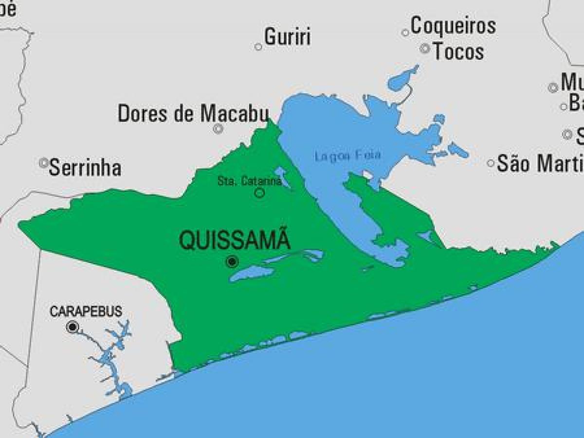 地图Quissamã市