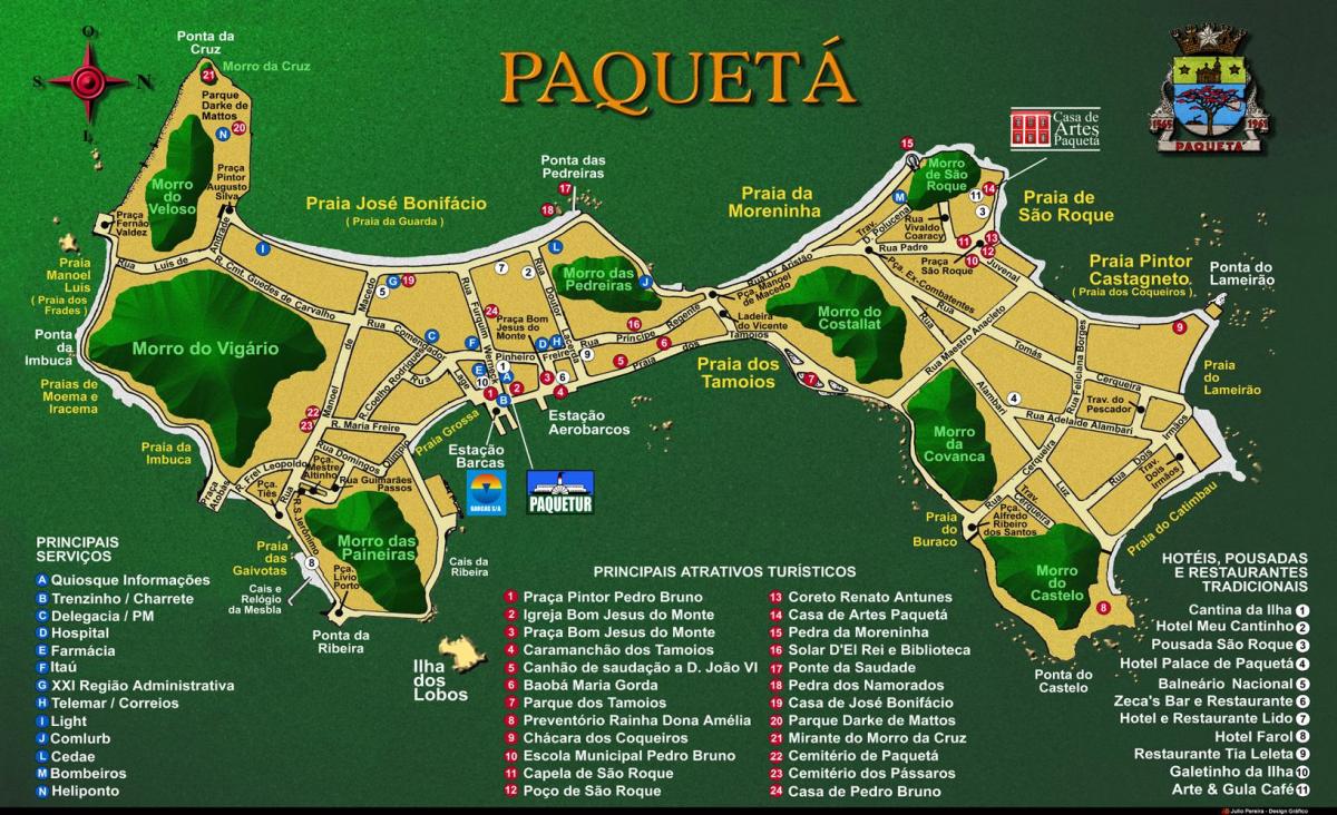 地图Île de Paquetá