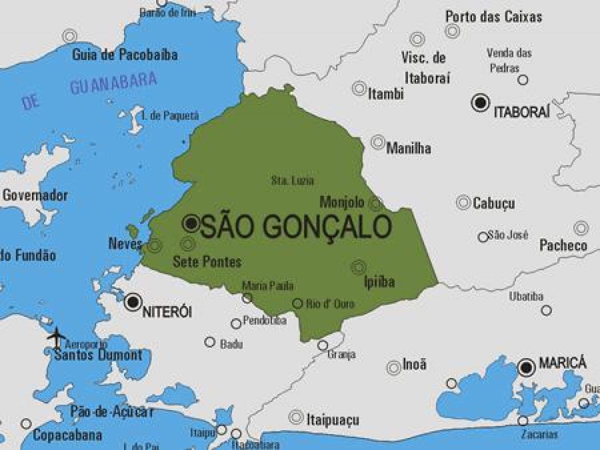 地图圣Gonçalo市