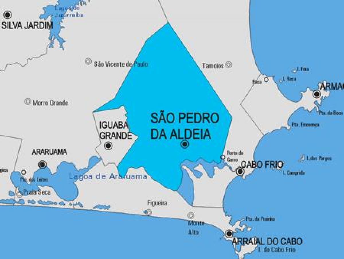 地图圣佩德罗*达卡市