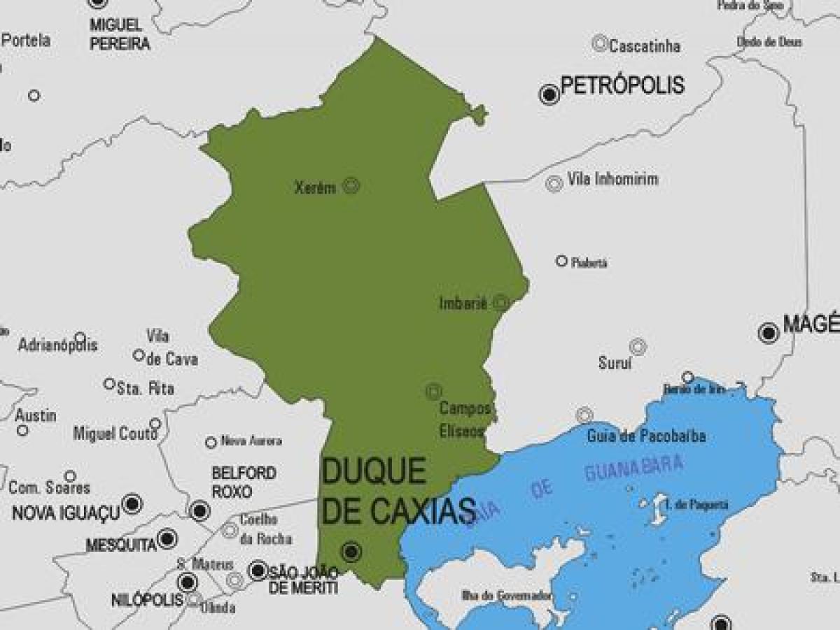 地图Duque德斯市政府