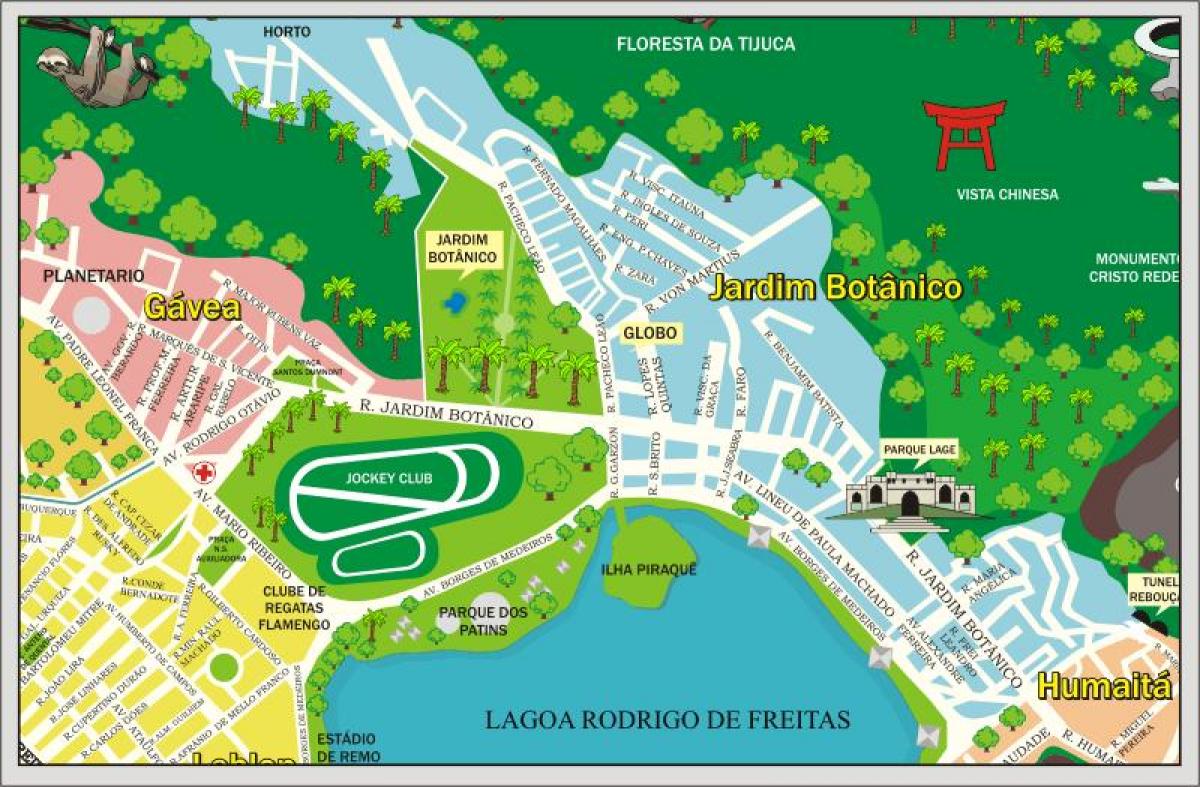 地图的赛马俱乐部Brasileiro