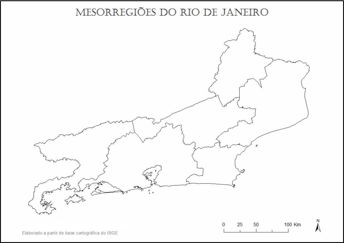 地图上的里约热内卢处女