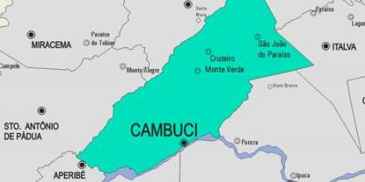 地图Cambuci市
