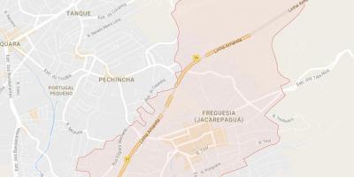 地图Freguesia de Jacarepaguá