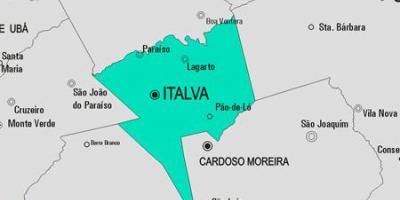 地图Italva市