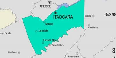地图Itaocara市