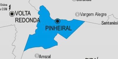 地图Pinheiral市