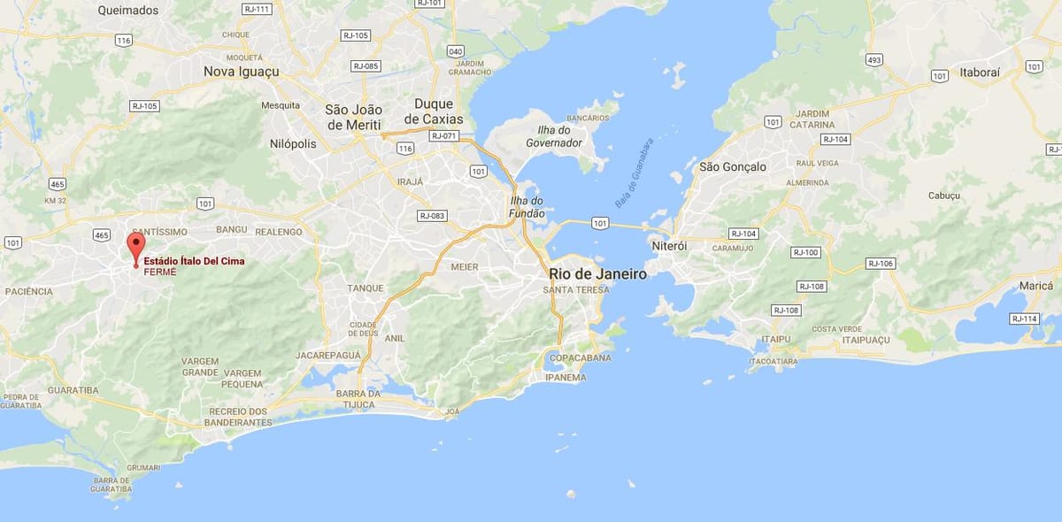 地图体育场Ítalo del英国特许管理会计师公会