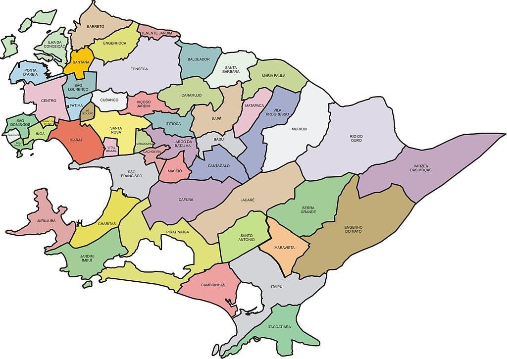 地图制定尼泰罗伊