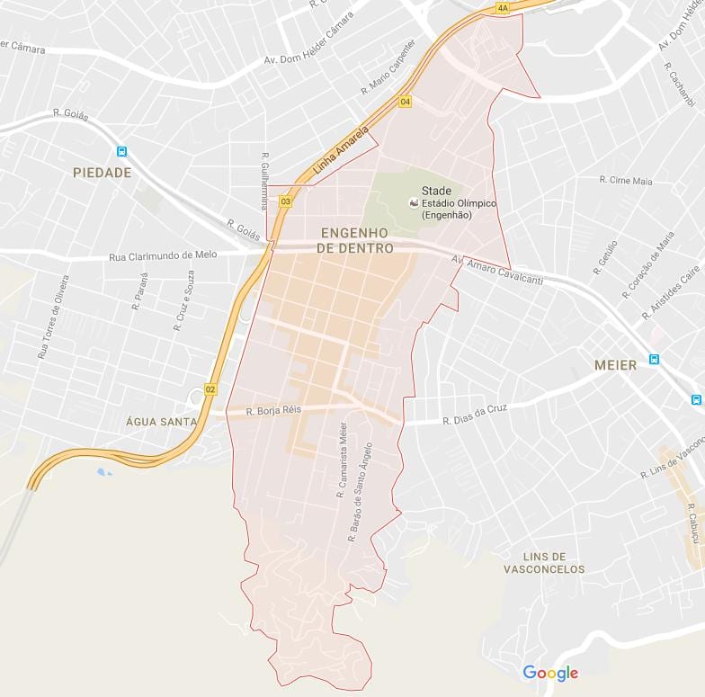 地图恩格尼Dentro de