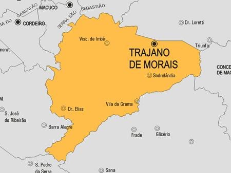 地图拉维de Morais市