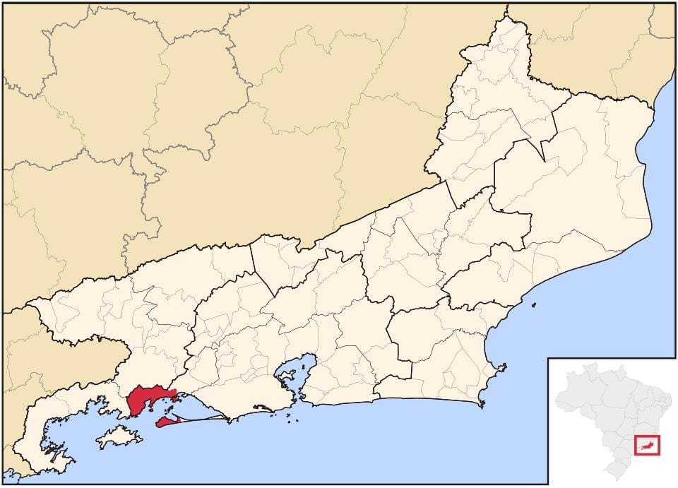地图曼加拉蒂巴