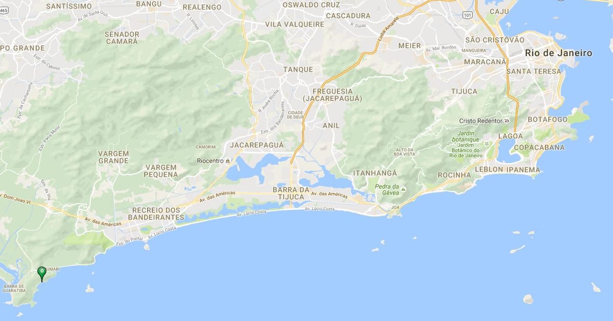 地图的海滩地狱