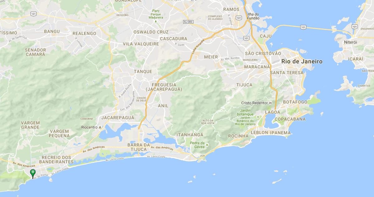 地图的海滩休息室