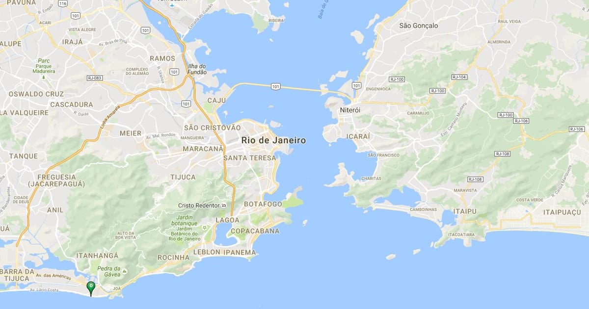 地图的海滩Pepe