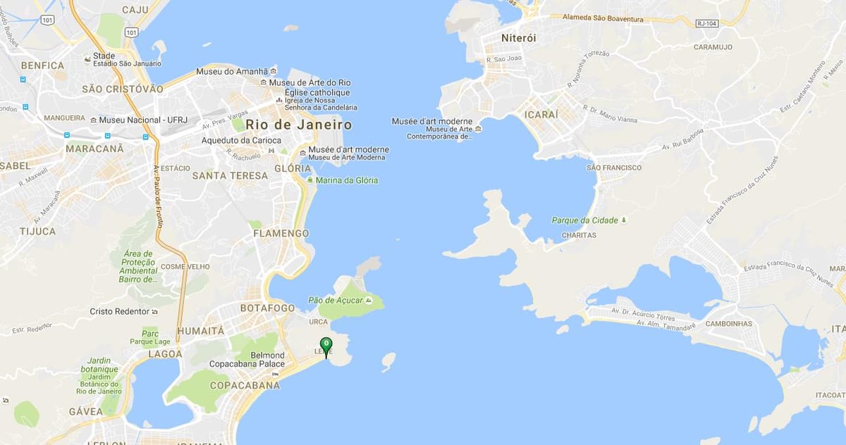 地图的海滩勒梅