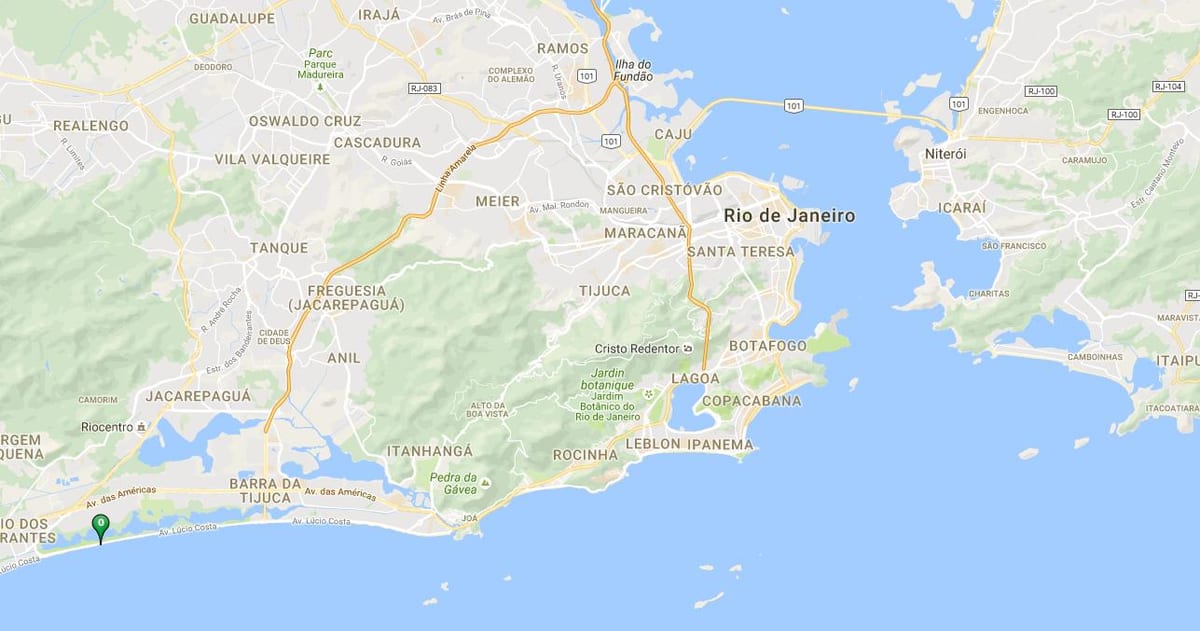 地图的海滩Reserva