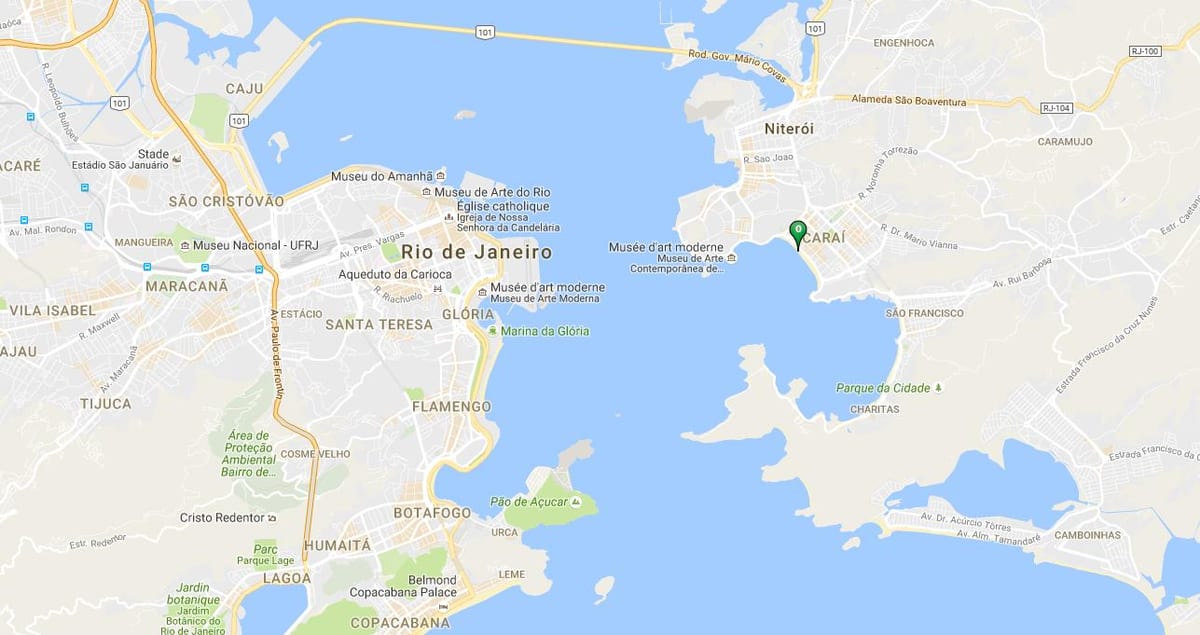 地图的海滩伊