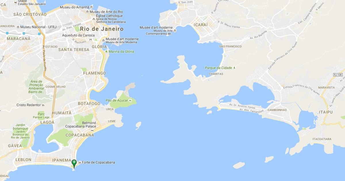 地图的海滩Diabo