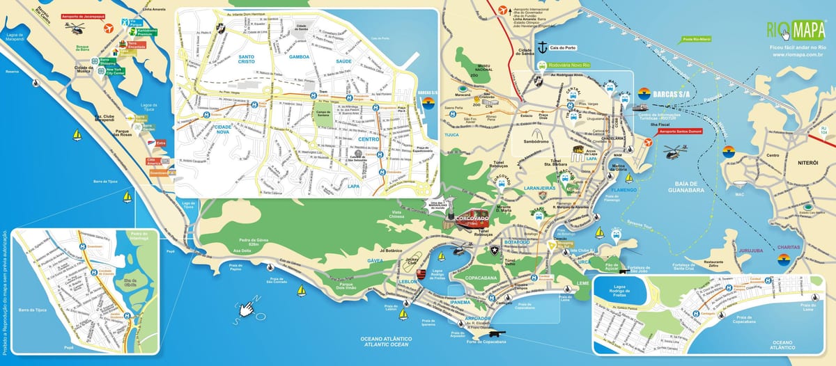 地图的迹Rio de Janeiro