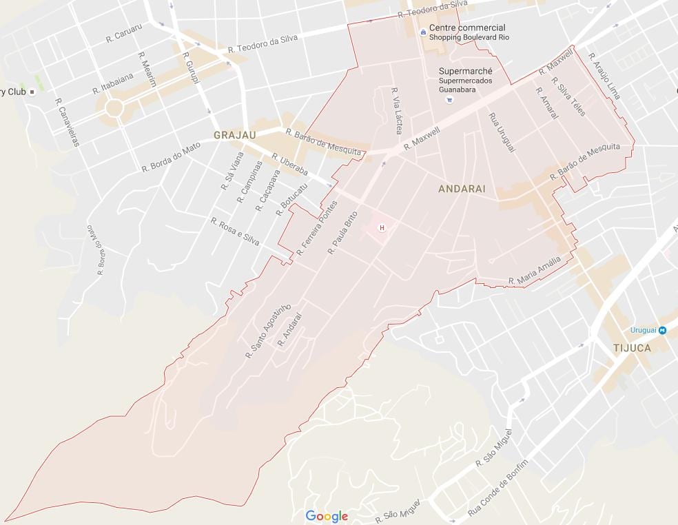 地图Andaraí