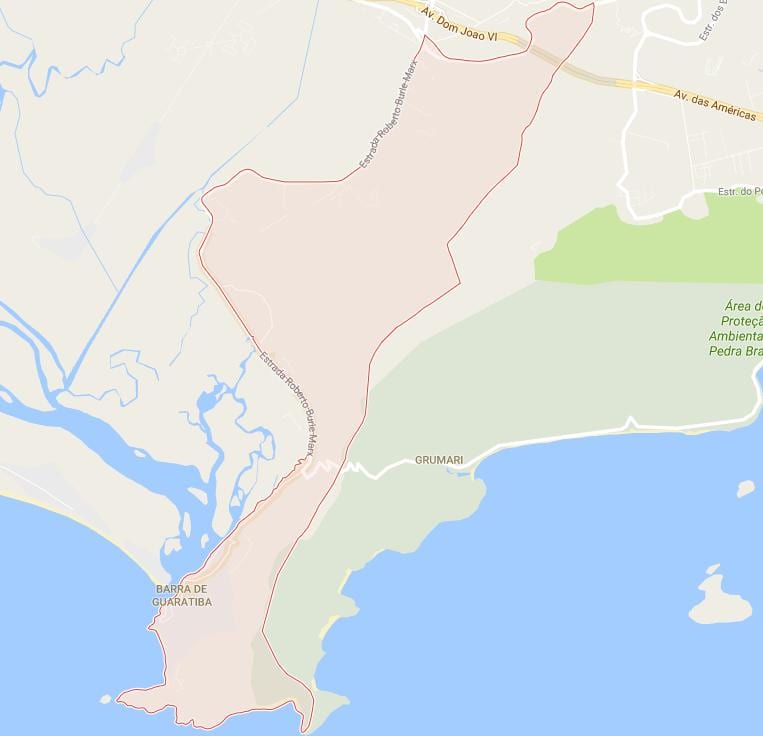地图Barra de瓜拉堤巴