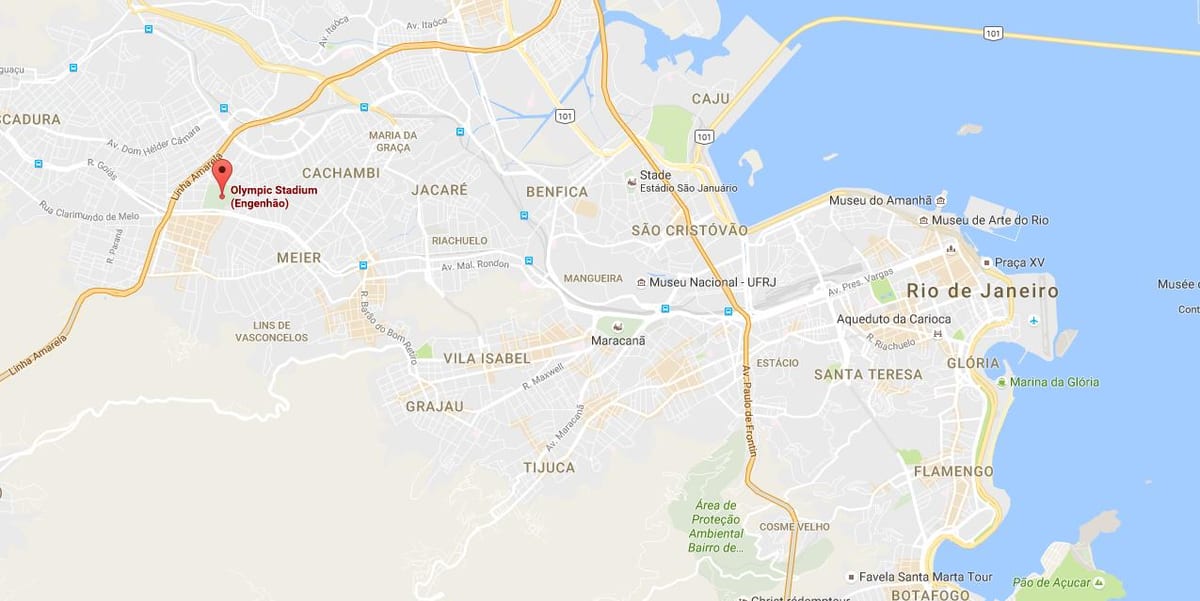 地图Engenhão