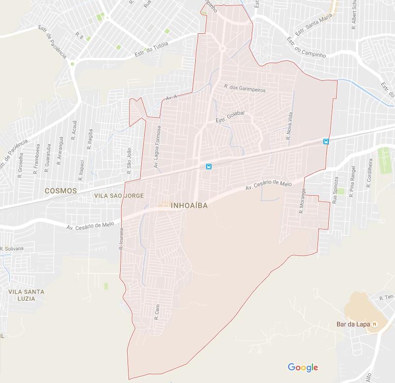 地图Inhoaíba