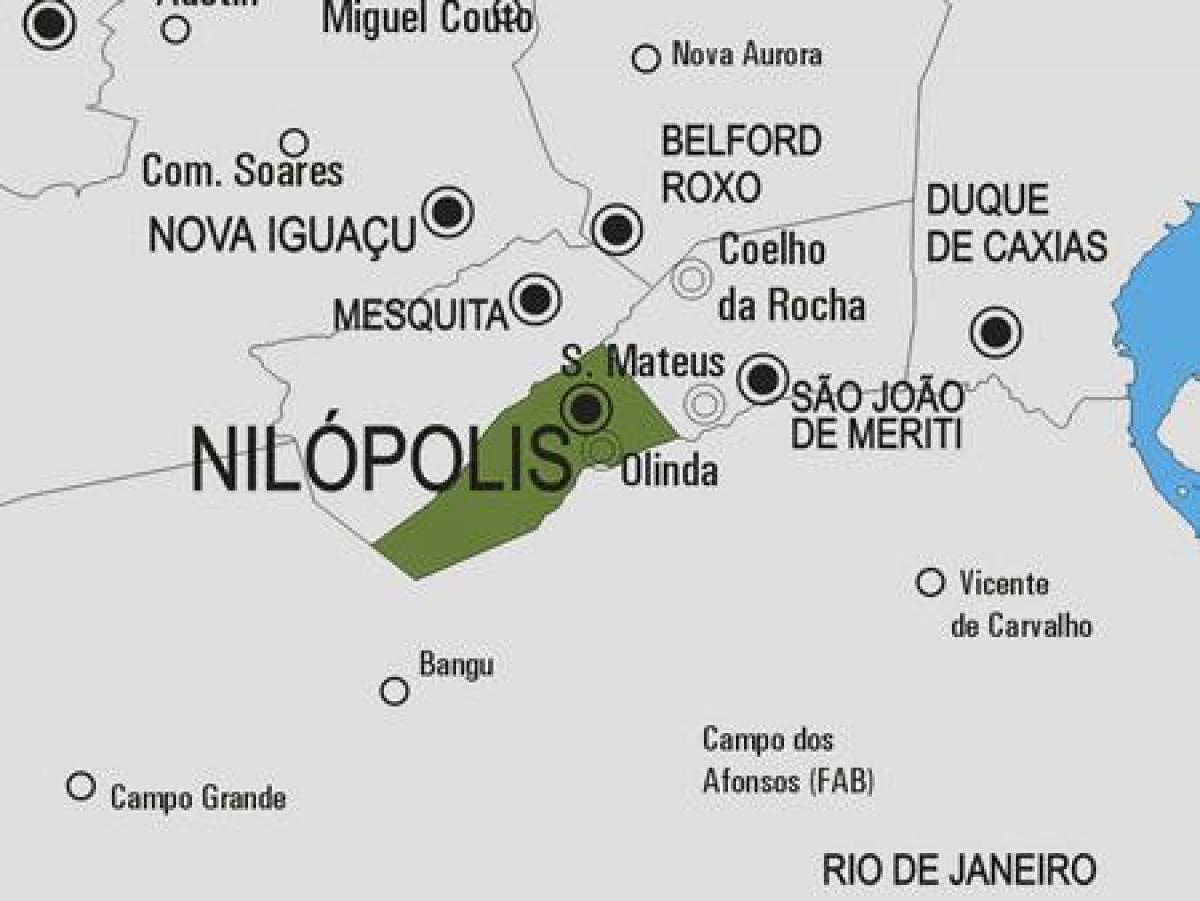 地图Nilópolis市