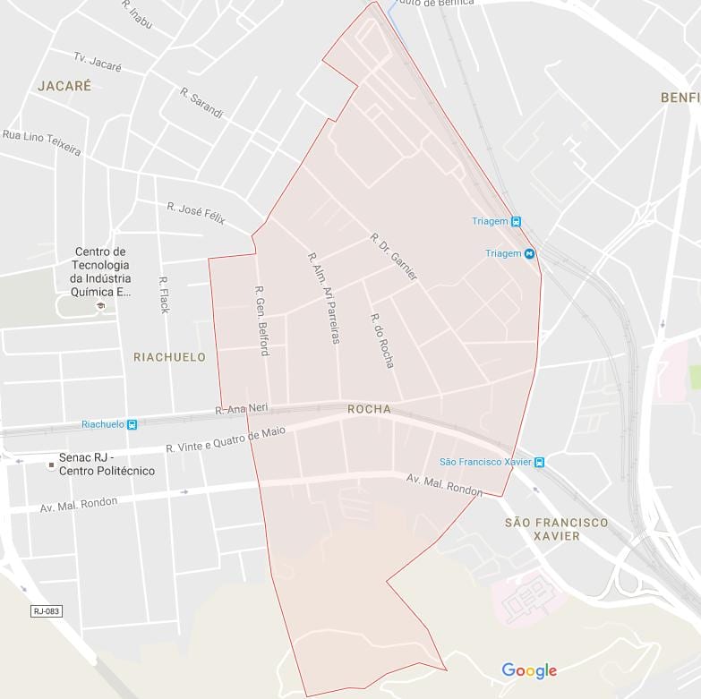 地图Rocha