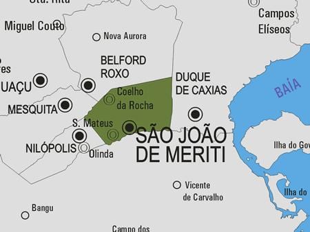 地图São João de信息市