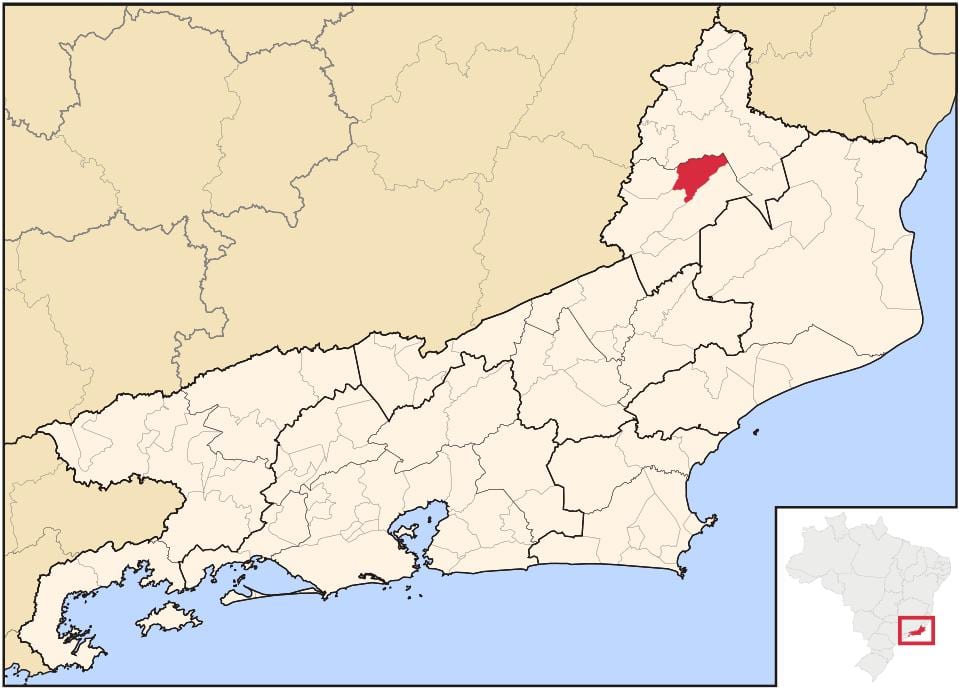 地图São José de Ubá