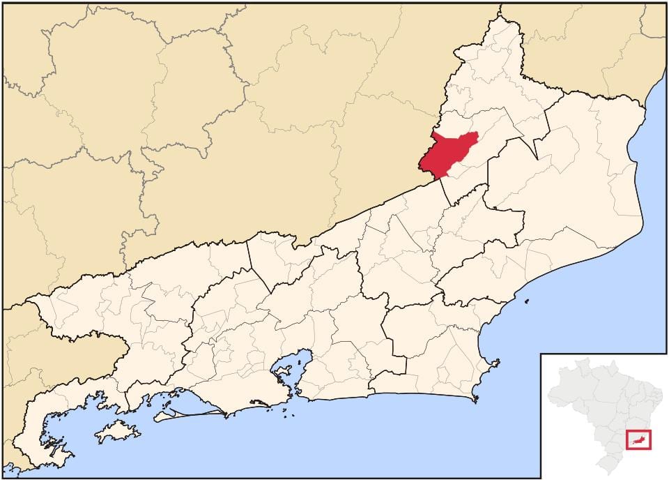 地图圣Antônio de Pádua
