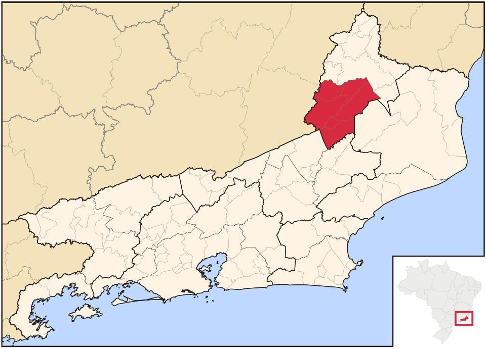 地图圣Antônio de Pádua