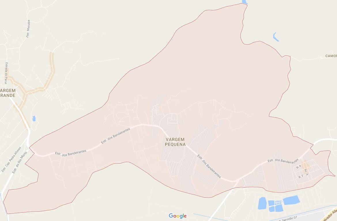 地图Vargem佩克纳