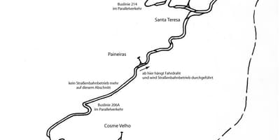 地图的圣特雷莎的车-2号线