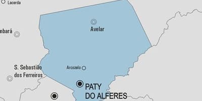 地图帕蒂做Alferes市