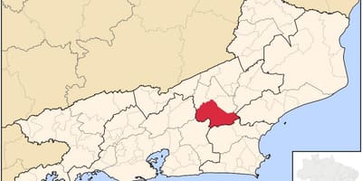 地图上的Nova Friburgo