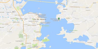 地图的海滩上博阿维