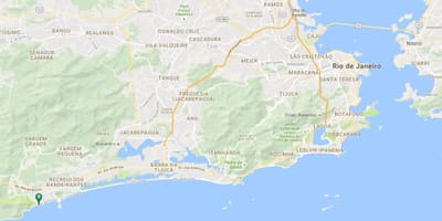 地图的海滩休息室