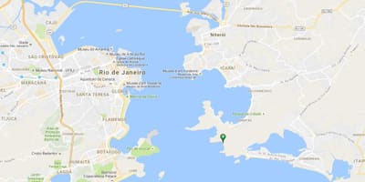 地图的海滩复Imbuí