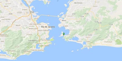 地图的海滩复Rio Branco