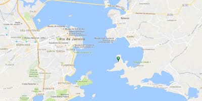 地图的海滩Eva