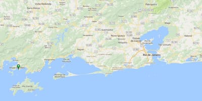 地图的海滩Dentro