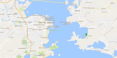 地图的海滩Preventório